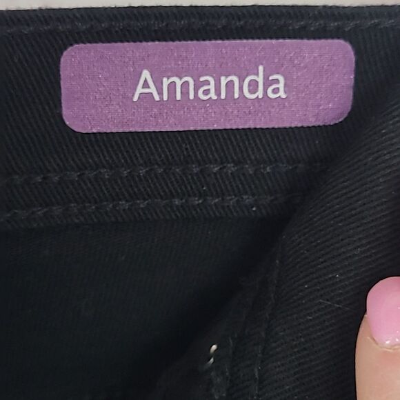 Gloria Vanderbilt Ananda Classic Fit Stretchy Black Jeans. Size 8 Petite. - Picture 8 of 8